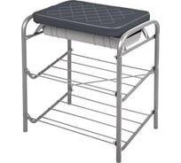 Банкетка Nika НИКА Haushalt НБ2 НБ2/SL cерый/темно-серый