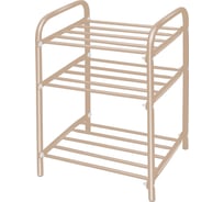 Этажерка Nika НИКА ЭТК1 ЭТК1/БЖ бежевый металлик