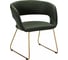 Кресло R-Home Hugs тёмно-зеленый/Линк золото 410131135h_Dark_Green 1