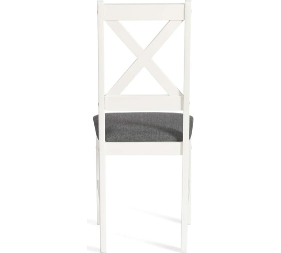 Стул Tetchair Crossman, 1 шт. в упаковке, многослойная фанера, 100x41x40, white, ткань темно-серая (150), разобранный 20024