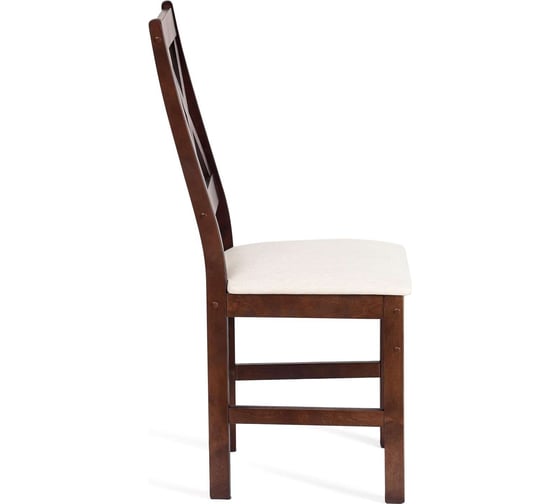 Стул Tetchair Crossman, 1 шт. в упаковке, многослойная фанера, 100x41x40, cappuchino, ткань бежевая (81/10), разобранный 20022