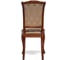 Стул Tetchair Geneva ( gn-sc ), 1 шт. в упаковке, дерево гевея, 46x52x96 см, maf brown, ткань золотистые цветы (sk-gf) 19442 4
