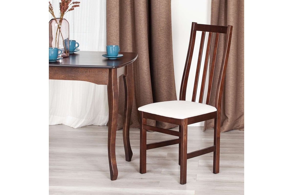 Стул Tetchair Sweden, 1 шт. в упаковке, многослойная фанера, 41x40x99 см,  cappuchino, ткань бежевая (81/10), разобранный 20023 - выгодная цена,  отзывы, характеристики, фото - купить в Москве и РФ