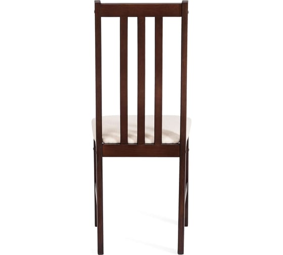 Стул Tetchair Sweden, 1 шт. в упаковке, многослойная фанера, 41x40x99 см, cappuchino, ткань бежевая (81/10), разобранный 20023