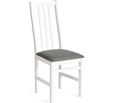Стул Tetchair Sweden, 1 шт. в упаковке, многослойная фанера, 41x40x99 см, white, ткань темно-серая (150), разобранный 20025