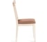 Стул Tetchair Гольфи 2/ Golfi 2, 1 шт. в упаковке, дерево гевея, 45x51x94, ivory white, ткань коричнево-золотистая (1505-9) 19557 2