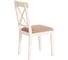 Стул Tetchair Гольфи 2/ Golfi 2, 1 шт. в упаковке, дерево гевея, 45x51x94, ivory white, ткань коричнево-золотистая (1505-9) 19557 3