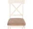 Стул Tetchair Гольфи 2/ Golfi 2, 1 шт. в упаковке, дерево гевея, 45x51x94, ivory white, ткань коричнево-золотистая (1505-9) 19557 6