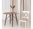 Стул Tetchair Гольфи 2/ Golfi 2, 1 шт. в упаковке, дерево гевея, 45x51x94, ivory white, ткань коричнево-золотистая (1505-9) 19557 10