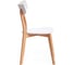 Стул Tetchair Claire, 1 шт. в упаковке, дерево гевея, мдф, 48x49,5x81,5 x sh44 см, white (белый), natural (натуральный) 19580 2