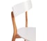 Стул Tetchair Claire, 1 шт. в упаковке, дерево гевея, мдф, 48x49,5x81,5 x sh44 см, white (белый), natural (натуральный) 19580 7