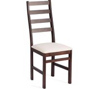 Стул Tetchair Rosario, 1 шт. в упаковке, многослойная фанера, 39x39x99 см, cappuchino, ткань бежевая (81/10), разобранный 20635