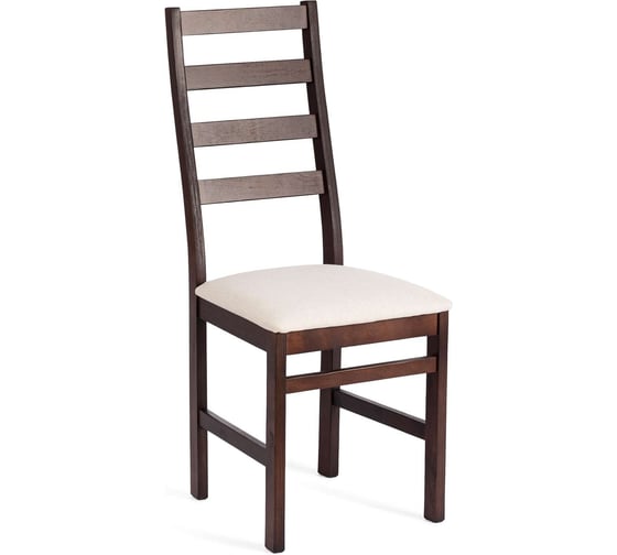 Стул Tetchair Rosario, 1 шт. в упаковке, многослойная фанера, 39x39x99 см, cappuchino, ткань бежевая (81/10), разобранный 20635