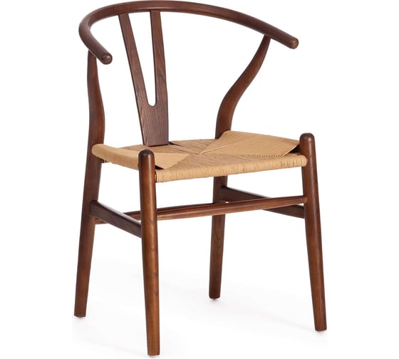 Стул Tetchair Wishbone (mod.cb2212) дерево вяз, 57x50.5x79.5, темный орех (№5) 12826 1