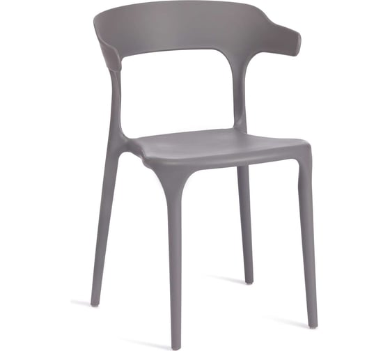 Стул Tetchair ton (mod. pc36) пластик, 49,5x50x75,5 см , dark-grey (тёмно-cерый), 1 шт. в упаковке 15537 20435 1