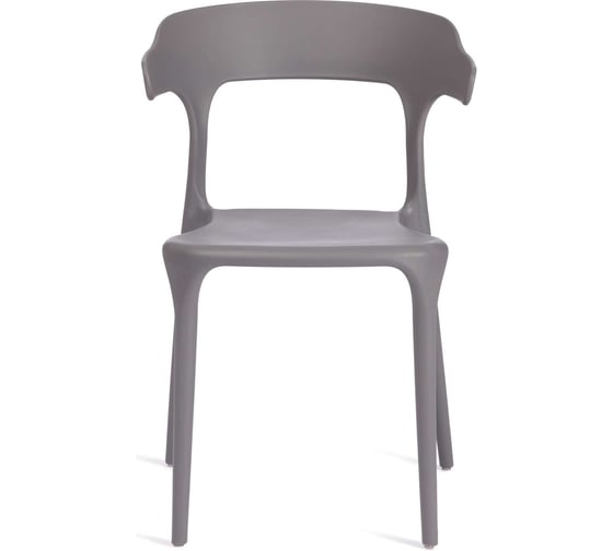 Стул Tetchair ton (mod. pc36) пластик, 49,5x50x75,5 см , dark-grey (тёмно-cерый), 1 шт. в упаковке 15537 20435