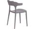Стул Tetchair ton (mod. pc36) пластик, 49,5x50x75,5 см , dark-grey (тёмно-cерый), 1 шт. в упаковке 15537 20435 3