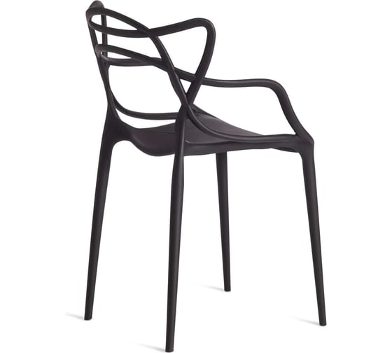 Стул Tetchair cat chair (mod. 028) пластик, 54,5x56x84 см, черный, 1 шт. в упаковке 3010 19627