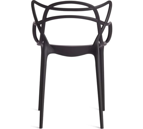 Стул Tetchair cat chair (mod. 028) пластик, 54,5x56x84 см, черный, 1 шт. в упаковке 3010 19627