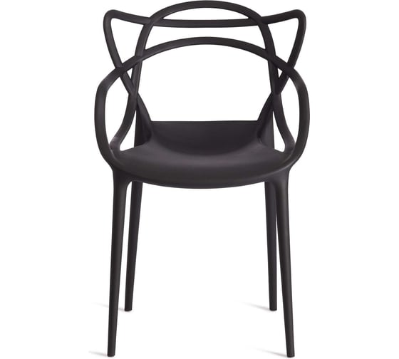 Стул Tetchair cat chair (mod. 028) пластик, 54,5x56x84 см, черный, 1 шт. в упаковке 3010 19627