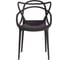 Стул Tetchair cat chair (mod. 028) пластик, 54,5x56x84 см, черный, 1 шт. в упаковке 3010 19627 5