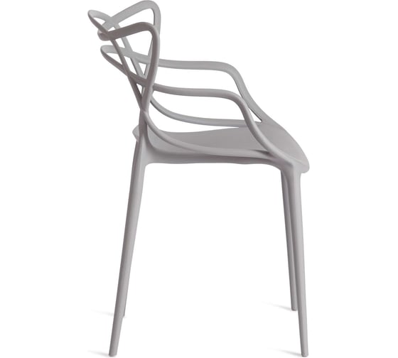 Стул Tetchair cat chair (mod. 028) пластик, 54,5x56x84 см, серый, 1 шт. в упаковке 024 19626