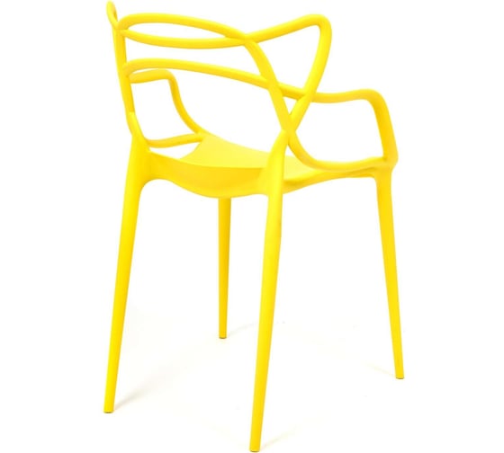 Стул Tetchair cat chair (mod. 028) пластик, 54,5x56x84 см, желтый, 1 шт. в упаковке, 037 19624