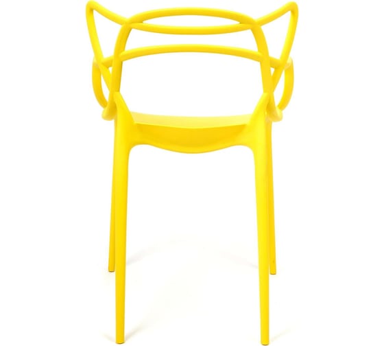 Стул Tetchair cat chair (mod. 028) пластик, 54,5x56x84 см, желтый, 1 шт. в упаковке, 037 19624