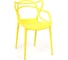 Стул Tetchair cat chair (mod. 028) пластик, 54,5x56x84 см, желтый, 1 шт. в упаковке, 037 19624 1