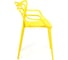Стул Tetchair cat chair (mod. 028) пластик, 54,5x56x84 см, желтый, 1 шт. в упаковке, 037 19624 2