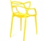 Стул Tetchair cat chair (mod. 028) пластик, 54,5x56x84 см, желтый, 1 шт. в упаковке, 037 19624 3