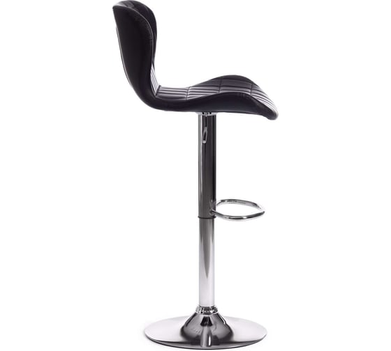 Барный стул Tetchair Avionic (mod. ky712a), 1 шт. в упаковке, металл/экокожа, 45x53x86-107 см, черный/хром 19764