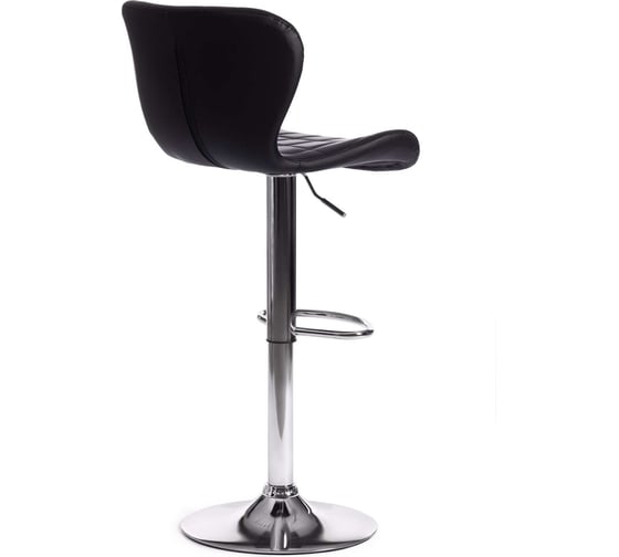 Барный стул Tetchair Avionic (mod. ky712a), 1 шт. в упаковке, металл/экокожа, 45x53x86-107 см, черный/хром 19764