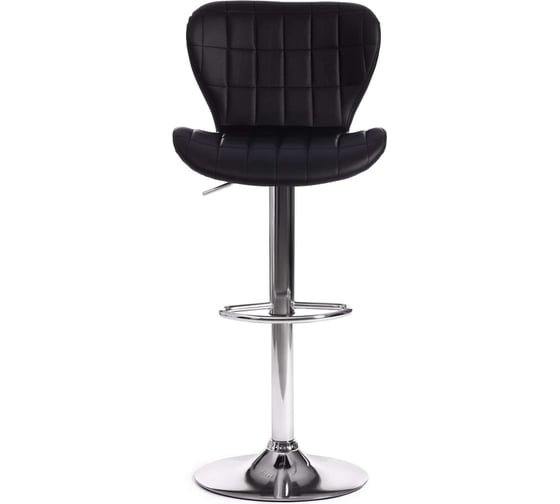 Барный стул Tetchair Avionic (mod. ky712a), 1 шт. в упаковке, металл/экокожа, 45x53x86-107 см, черный/хром 19764