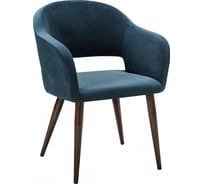 Кресло R-Home Oscar Diag blue/темный орех 410118162h_blue_т.орех