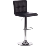 Барный стул Tetchair Barber (mod. ky711d), 1 шт. в упаковке, металл/экокожа, 43x50x92-103 см, черный/хром 19766