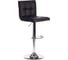 Барный стул Tetchair Barber (mod. ky711d), 1 шт. в упаковке, металл/экокожа, 43x50x92-103 см, черный/хром 19766 1