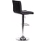 Барный стул Tetchair Barber (mod. ky711d), 1 шт. в упаковке, металл/экокожа, 43x50x92-103 см, черный/хром 19766 3