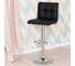 Барный стул Tetchair Barber (mod. ky711d), 1 шт. в упаковке, металл/экокожа, 43x50x92-103 см, черный/хром 19766 12