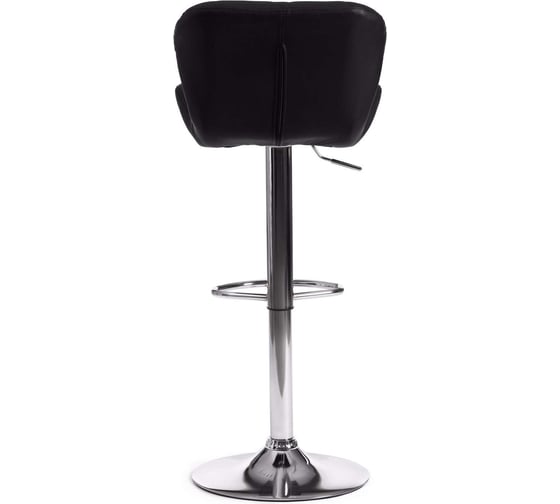 Барный стул Tetchair Biaggio (mod. ky717), 1 шт. в упаковке, металл/экокожа, 44x50x83-103 см, черный/хром 19768