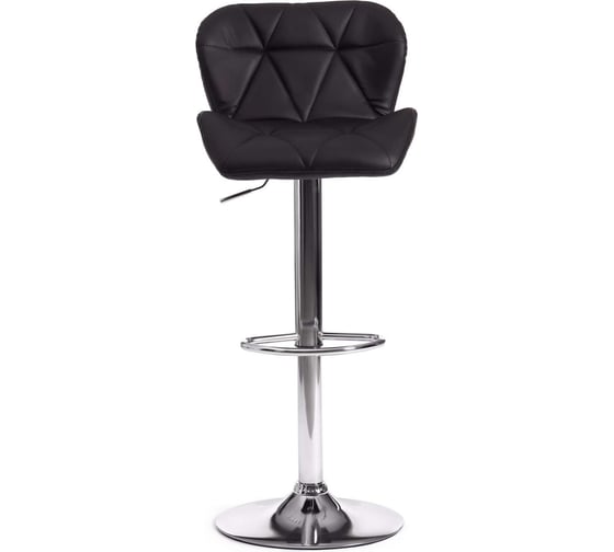 Барный стул Tetchair Biaggio (mod. ky717), 1 шт. в упаковке, металл/экокожа, 44x50x83-103 см, черный/хром 19768