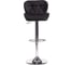Барный стул Tetchair Biaggio (mod. ky717), 1 шт. в упаковке, металл/экокожа, 44x50x83-103 см, черный/хром 19768 5