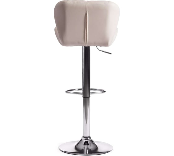 Барный стул Tetchair Biaggio (mod. ky717), 1 шт. в упаковке, металл/экокожа, 44x50x83-103 см, белый/хром 19767