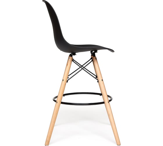 Барный стул Tetchair Cindy bar chair (mod. 80), 1 шт. в упаковке, дерево бук/металл/пластик, 46x55x106 см, черный 19643