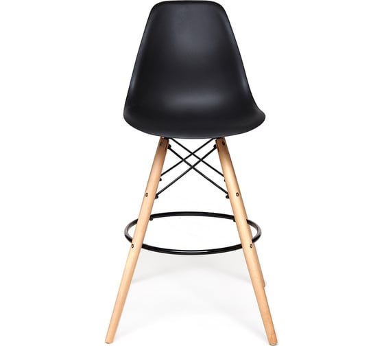 Барный стул Tetchair Cindy bar chair (mod. 80), 1 шт. в упаковке, дерево бук/металл/пластик, 46x55x106 см, черный 19643