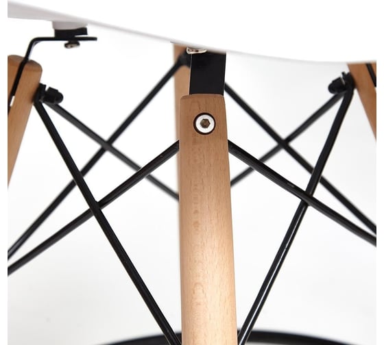 Барный стул Tetchair Сindy bar chair (mod. 80), 1 шт. в упаковке, дерево бук/металл/пластик, 46x55x106 см, белый 19642