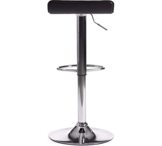 Барный стул Tetchair Kost (mod. ky509), 1 шт. в упаковке, металл, экокожа, 38x39x63-84 см, черный/хром 19770