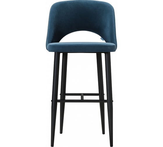 Барное кресло R-Home Lars 410220152h_Diag blue_черн_БАР