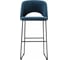 Барное кресло R-Home Lars Diag blue/Линк 410220150h_Diag blue_черн_БАР 2