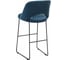 Барное кресло R-Home Lars Diag blue/Линк 410220150h_Diag blue_черн_БАР 3